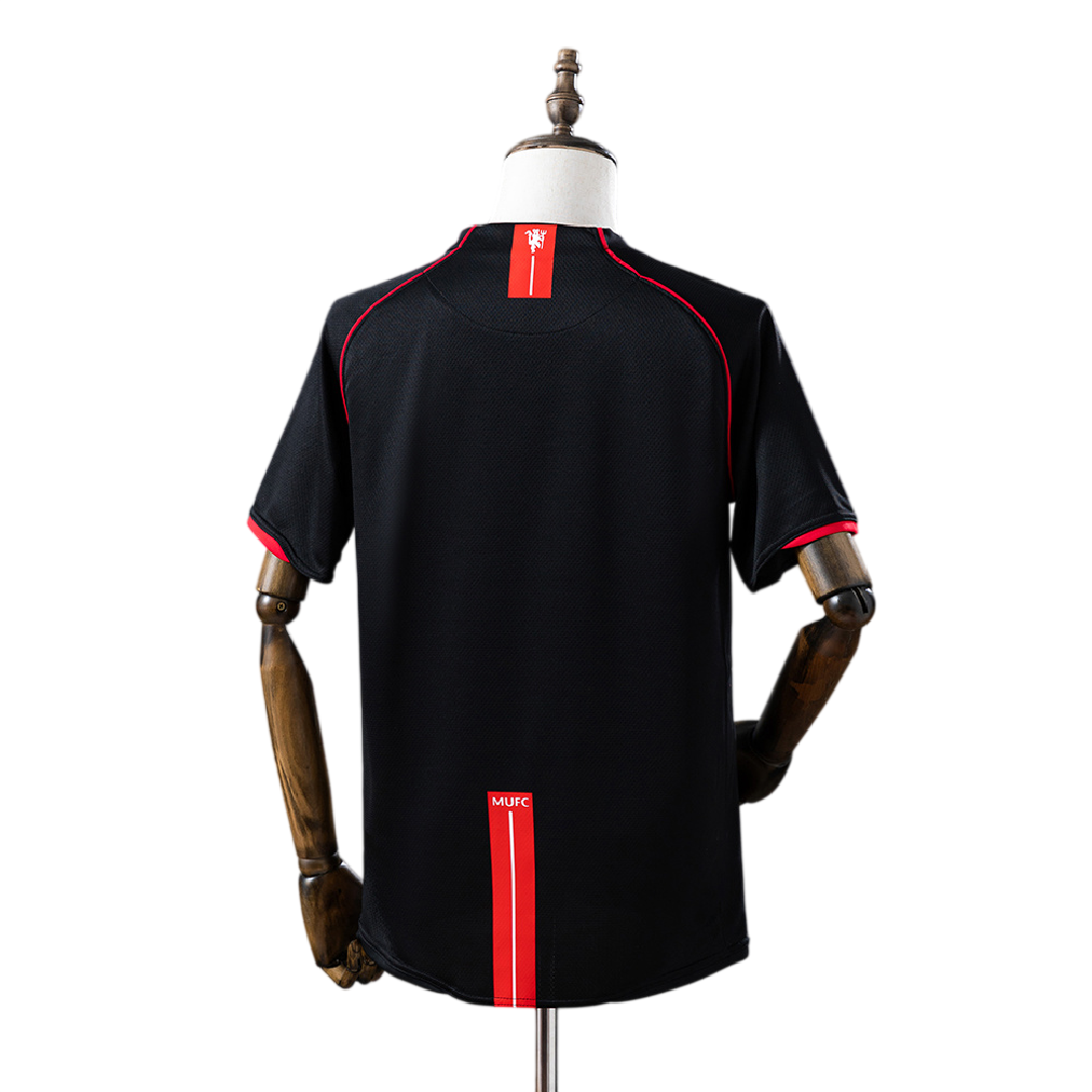 Manchester United Retro Shirt Black Kit 2007/2008