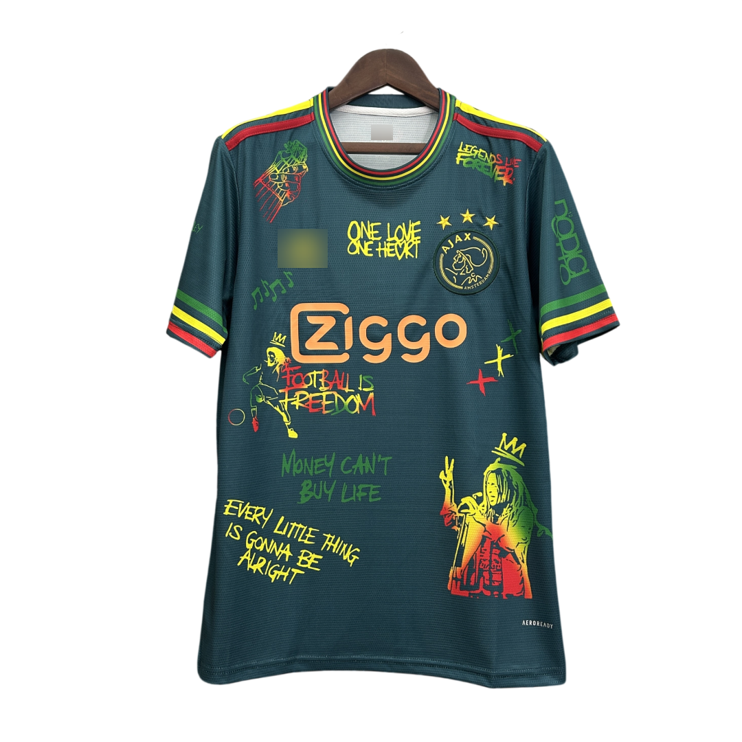 Camiseta Ajax Edición Especial Bob Marley 2025/2026