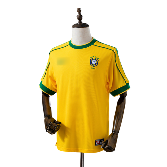 Brazil Retro Home Jersey 1998