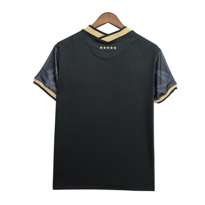 Camiseta Brasil Edición Especial Negra Dorada 2022