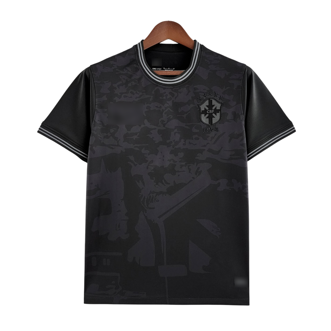 Camiseta Brasil Edición Especial Negra 2022