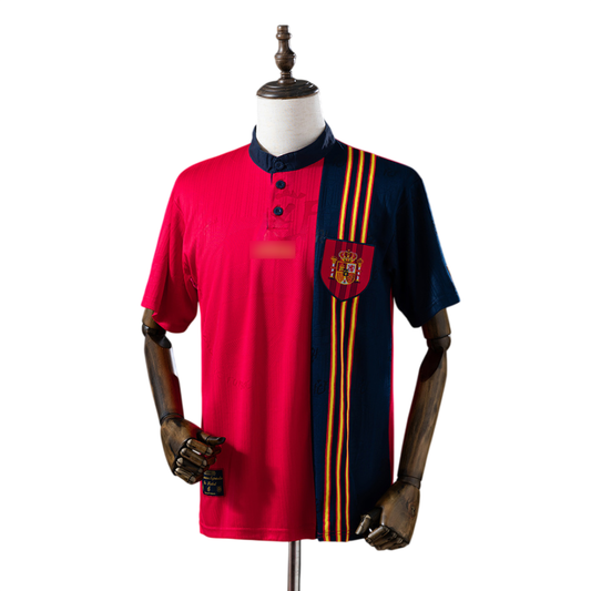 Spain Retro Home Jersey 1996