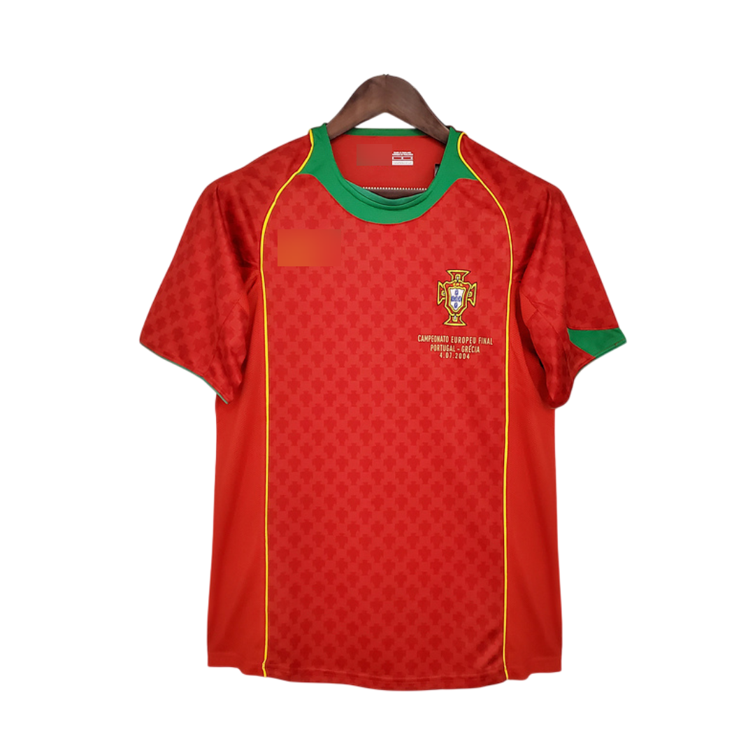 Camiseta Retro Portugal Primera Equipación 2004