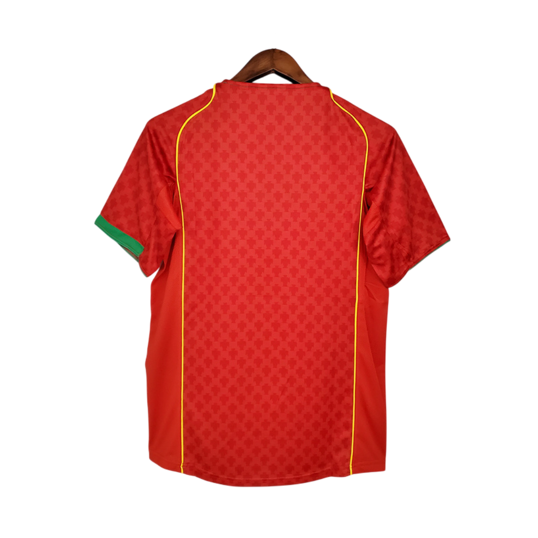 Camiseta Retro Portugal Primera Equipación 2004